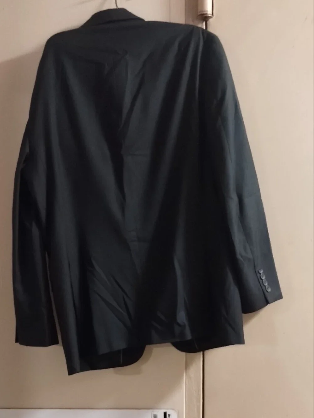 Men's Black Single-Breasted Blazer